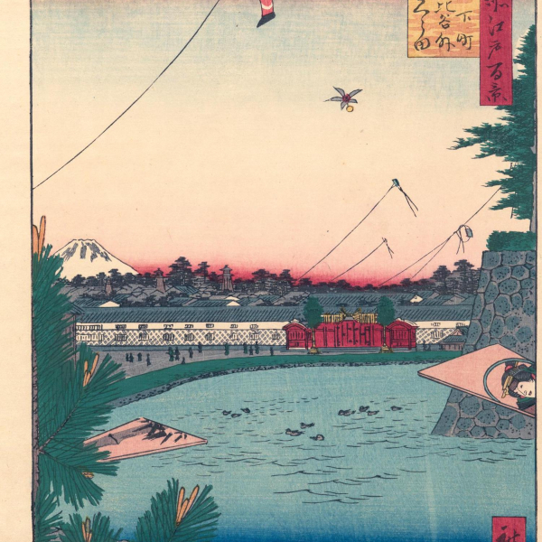 Utagawa Ichiryusai Hiroshige, Yamashita-Cho, Hibaya, Soto Sakurada, from Meisho Edo, 1857.