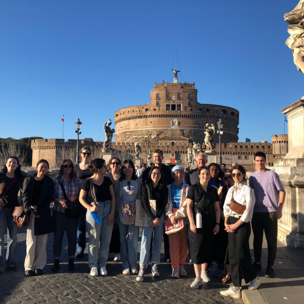 Dr. Jones and Dr. Wallace Take Their Students to Rome!