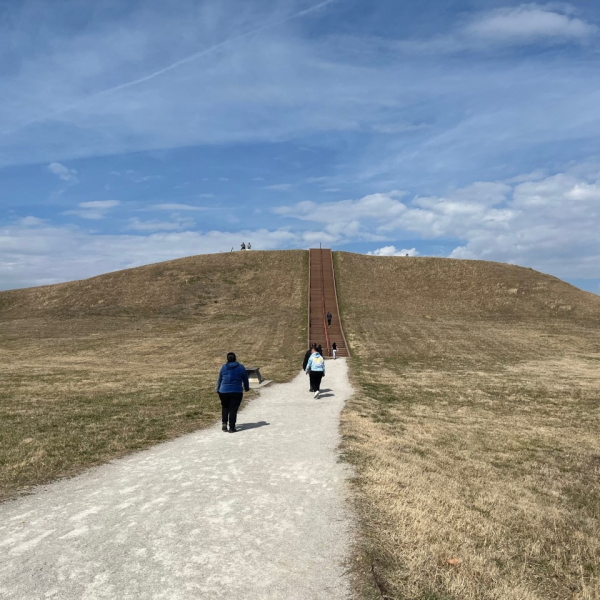 Monks Mound at Cahokia 